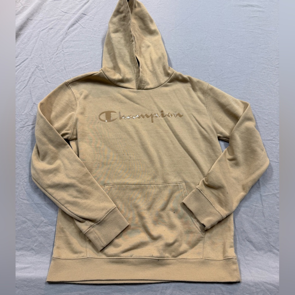Champion Beige Pullover Hoodie